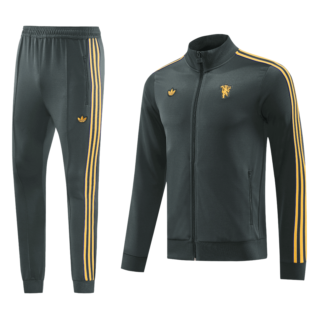 Manchester United Veste de Football Kit 2025/26 Noir