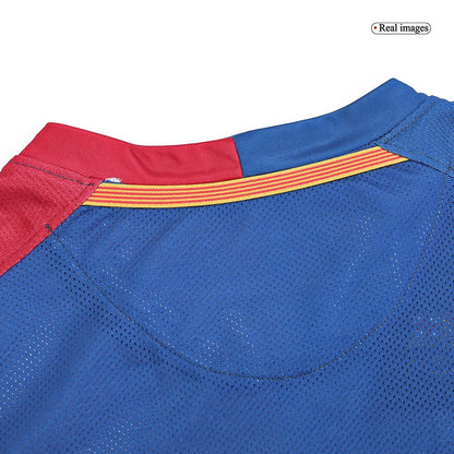 Retro MESSI #30 Barcelona Thuis Shirt Lange Mouwen 2008/09 - UCL Finale