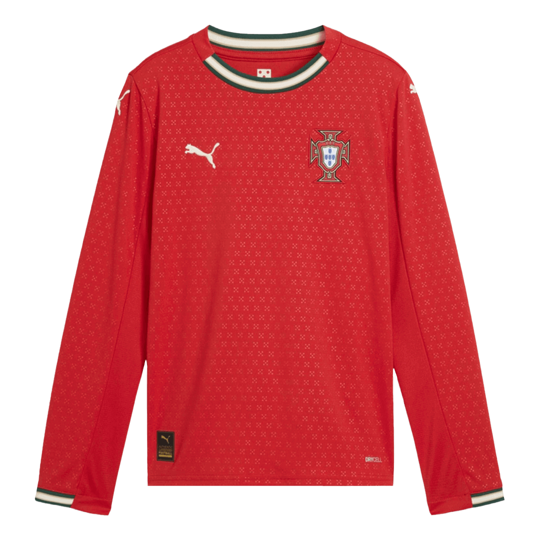Portugal Domicile Maillot Manches Longues 2025