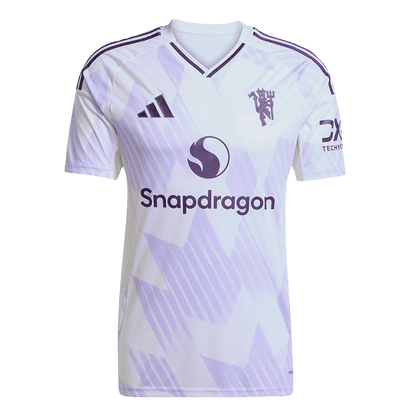 MOUNT #7 Manchester United Extérieur Maillot 2025/26 Blanc