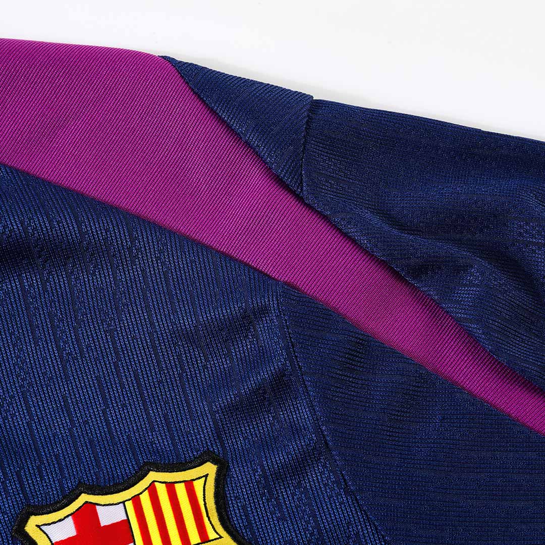 Barcelone Sweatshirt Kit 2025/26 Enfant Bleu marine