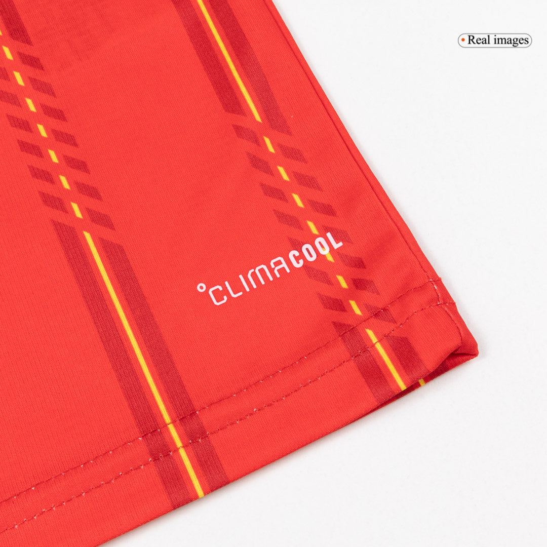 CUBARSÍ #22 Espagne Domicile Maillot 2 Stars - Champion Edition - Coupe du Monde 2026 Rouge