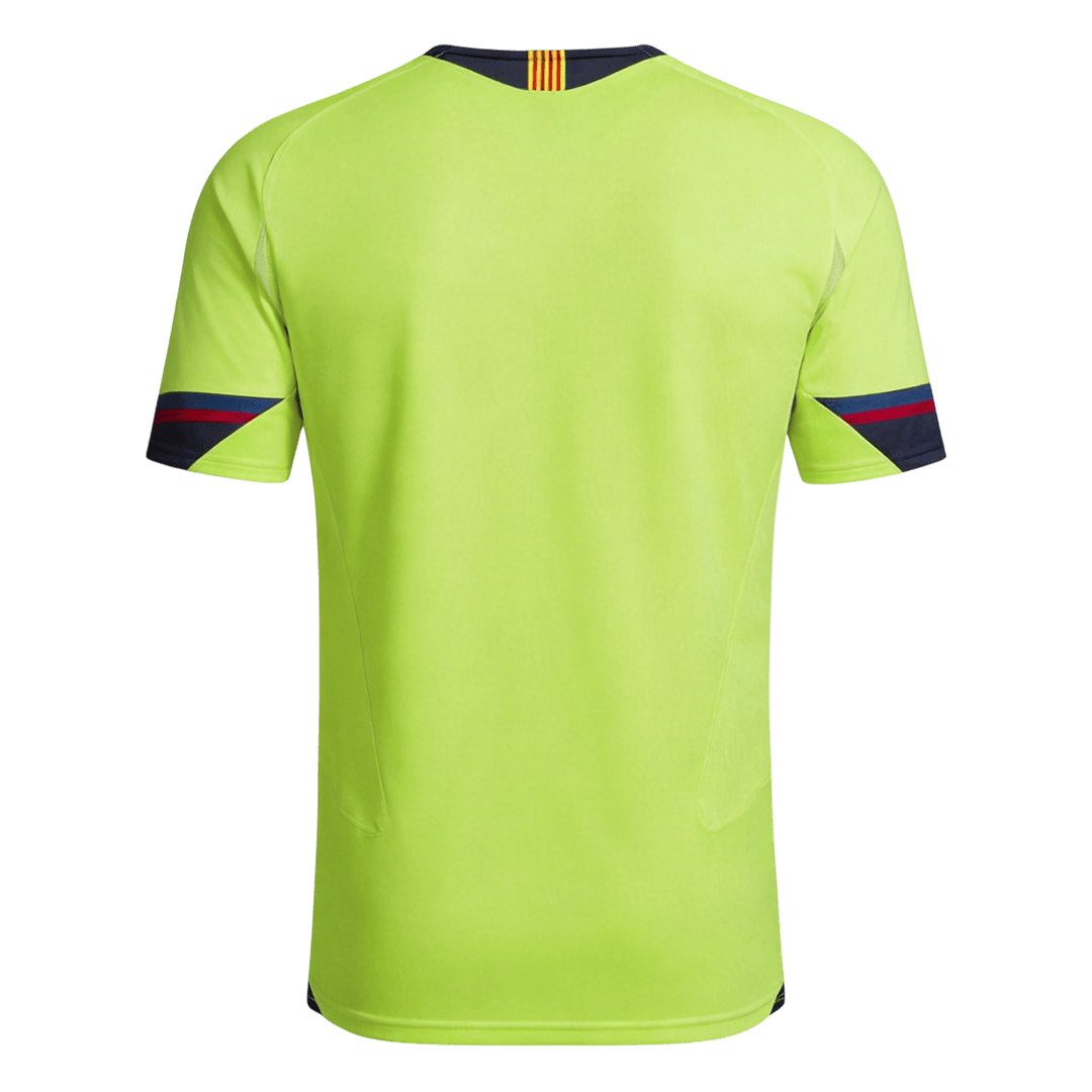 Retro Barcelona Uit Thuisshirt 2005/06 Neon Groen