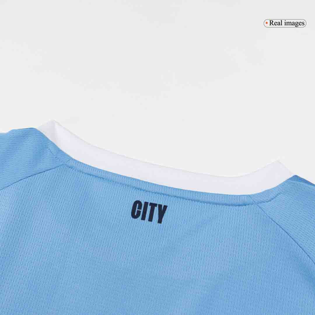 CHERKI #10 Manchester City Domicile Maillot 2025/26 Bleu - Super