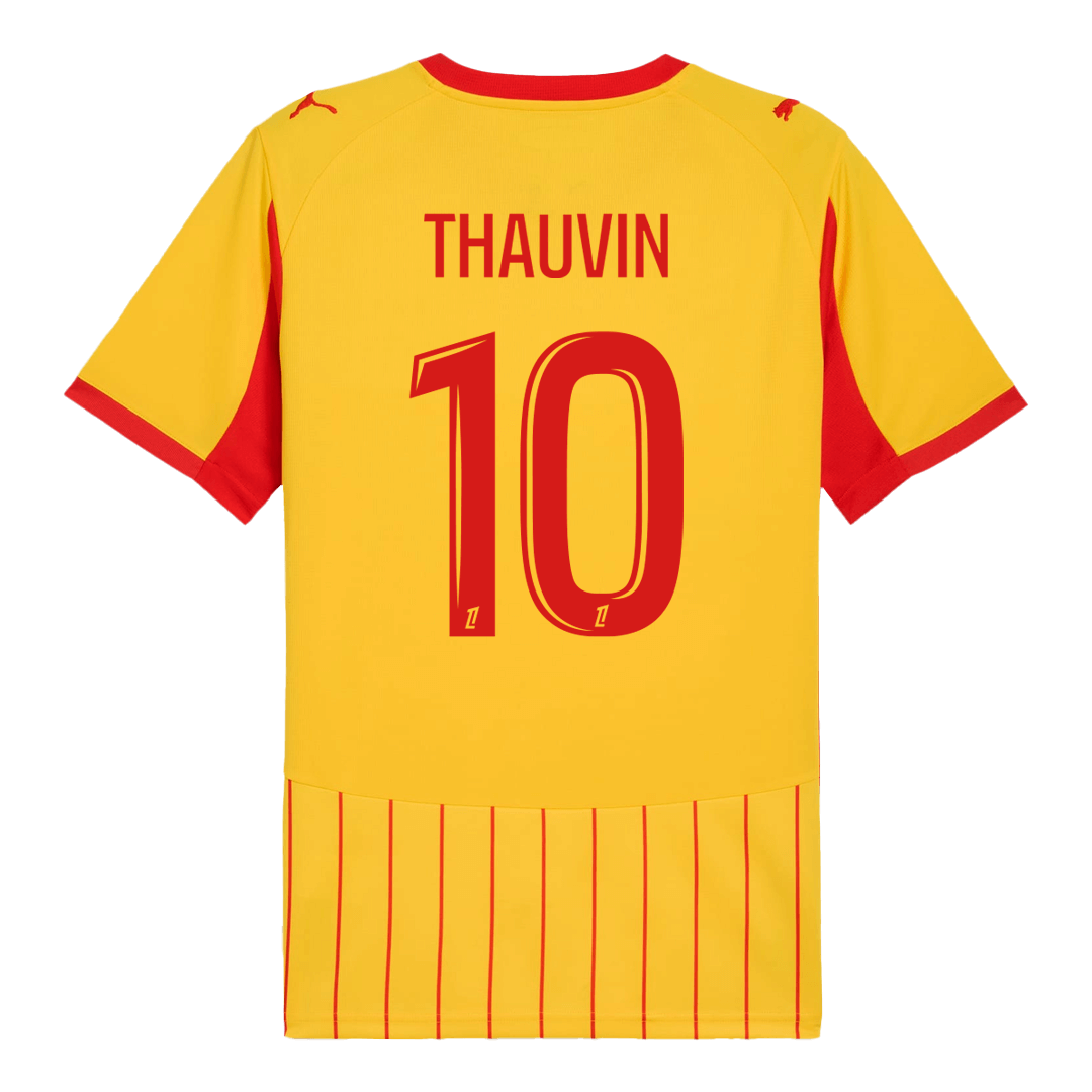 THAUVIN #10 RC Lens Thuisshirt 2025/26 Rood&Geel