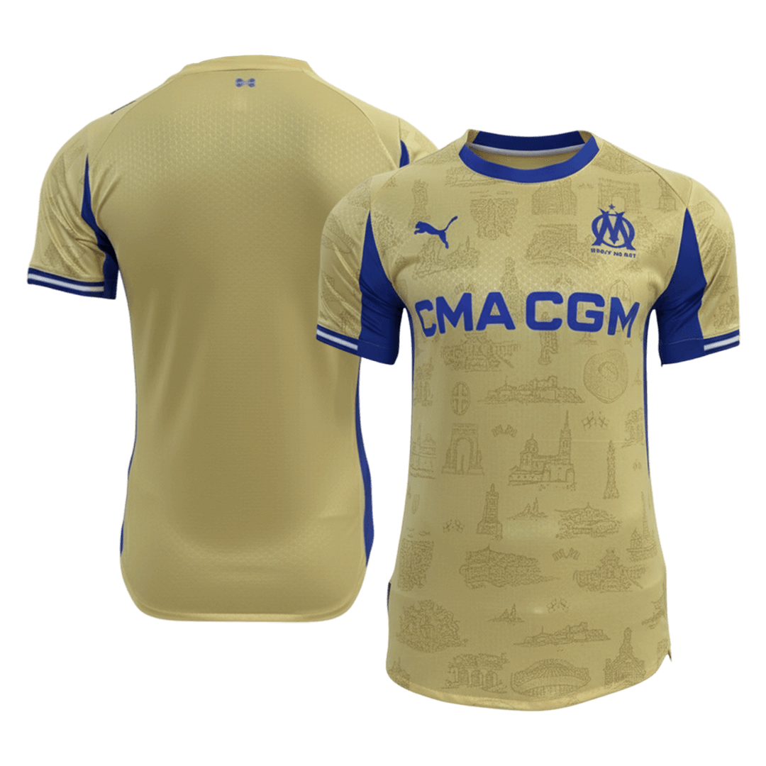 Olympique de Marseille Vierde Shirt 2025/26 Geel Speler
