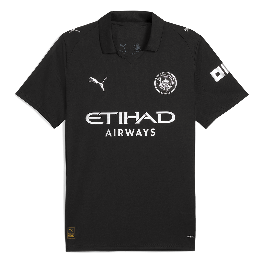 HAALAND #9 Manchester City Extérieur Maillot 2025/26 Noir