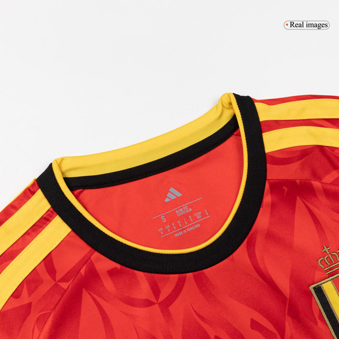 Belgique Domicile Maillot - Coupe du Monde 2026 Rouge Grande Taille