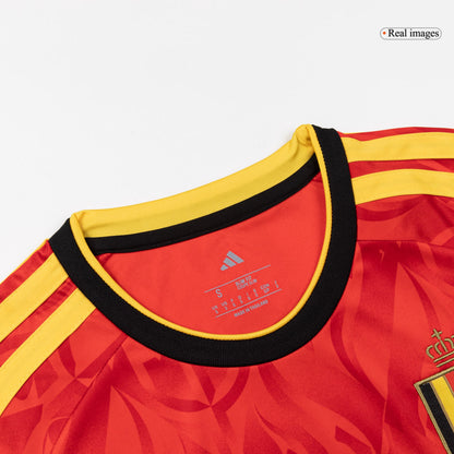 Belgique Domicile Maillot - Coupe du Monde 2026 Rouge Grande Taille