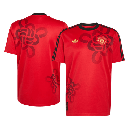 Manchester United Maillot 2025/26 Rouge Grande Taille