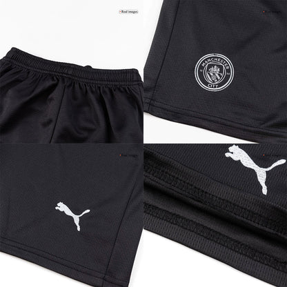 Manchester City Uitshirt 2025/26 Junior Zwart