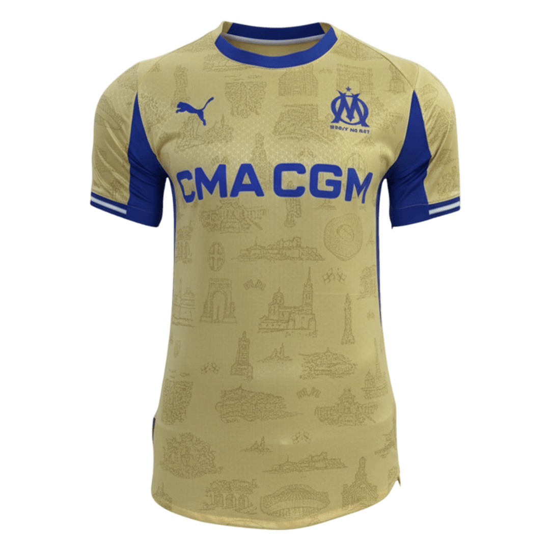 Olympique de Marseille Vierde Shirt 2025/26 Geel Speler