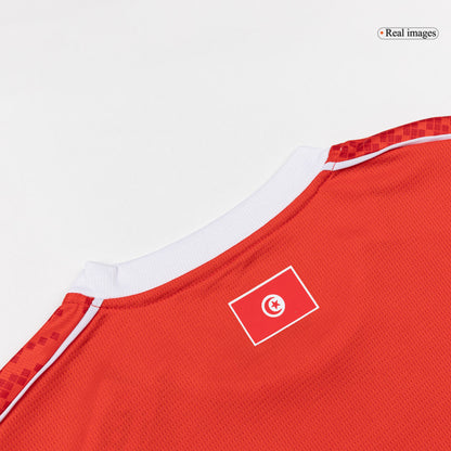 Tunisie Domicile Maillot Coupe du Monde 2026 Rouge