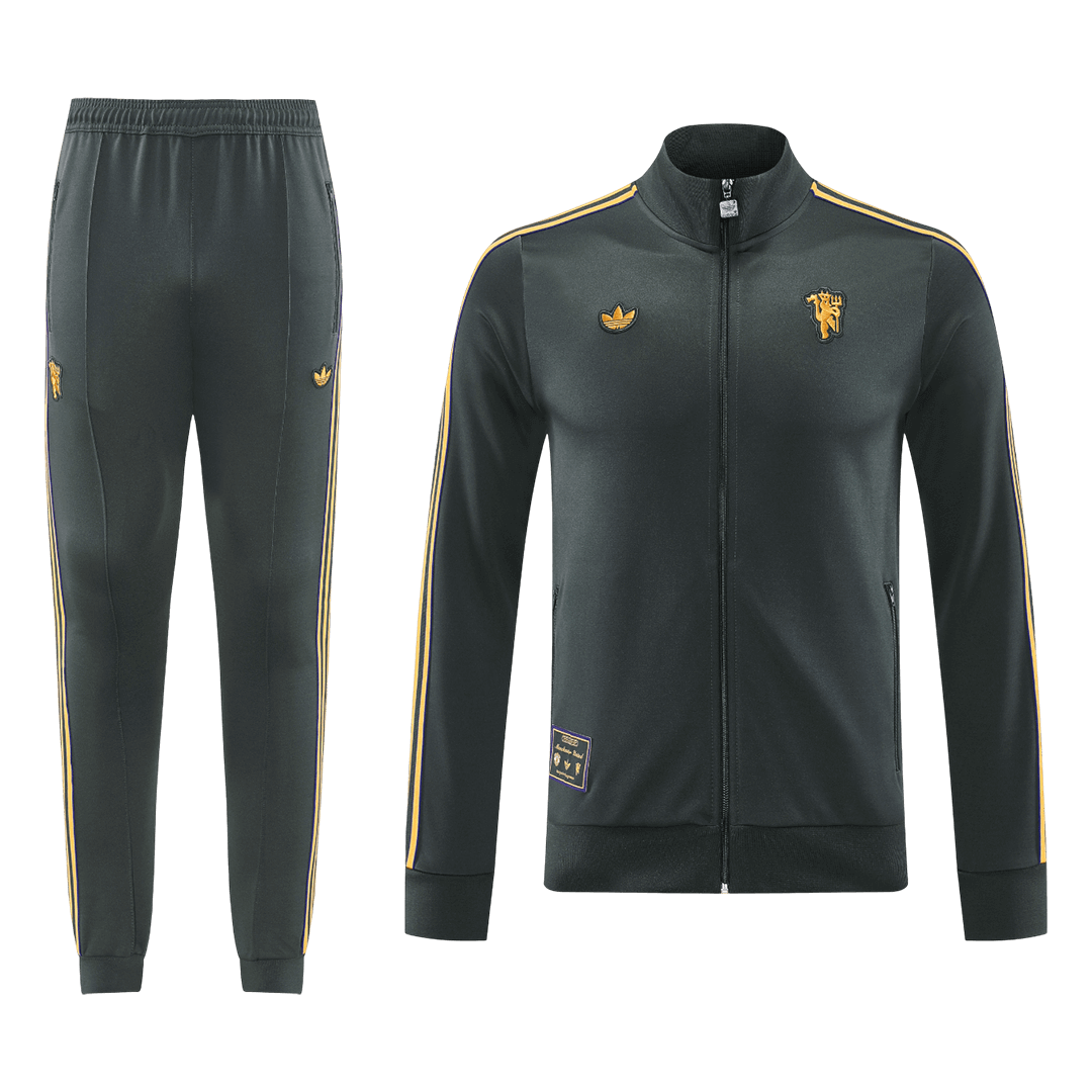 Manchester United Veste de Football Kit 2025/26 Noir