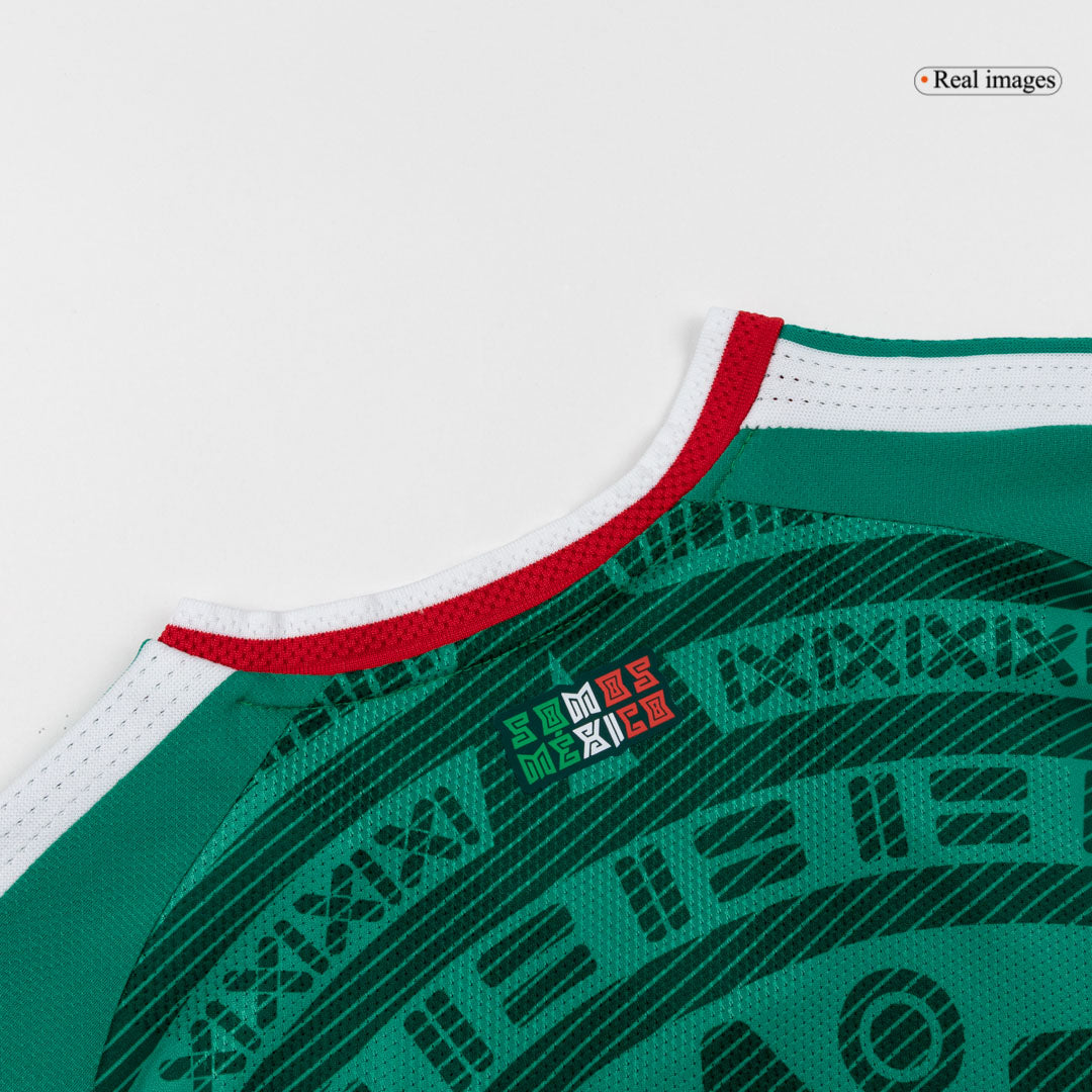 Raúl #9 Mexique Domicile Maillot - Coupe du Monde 2026 Vert Joueur