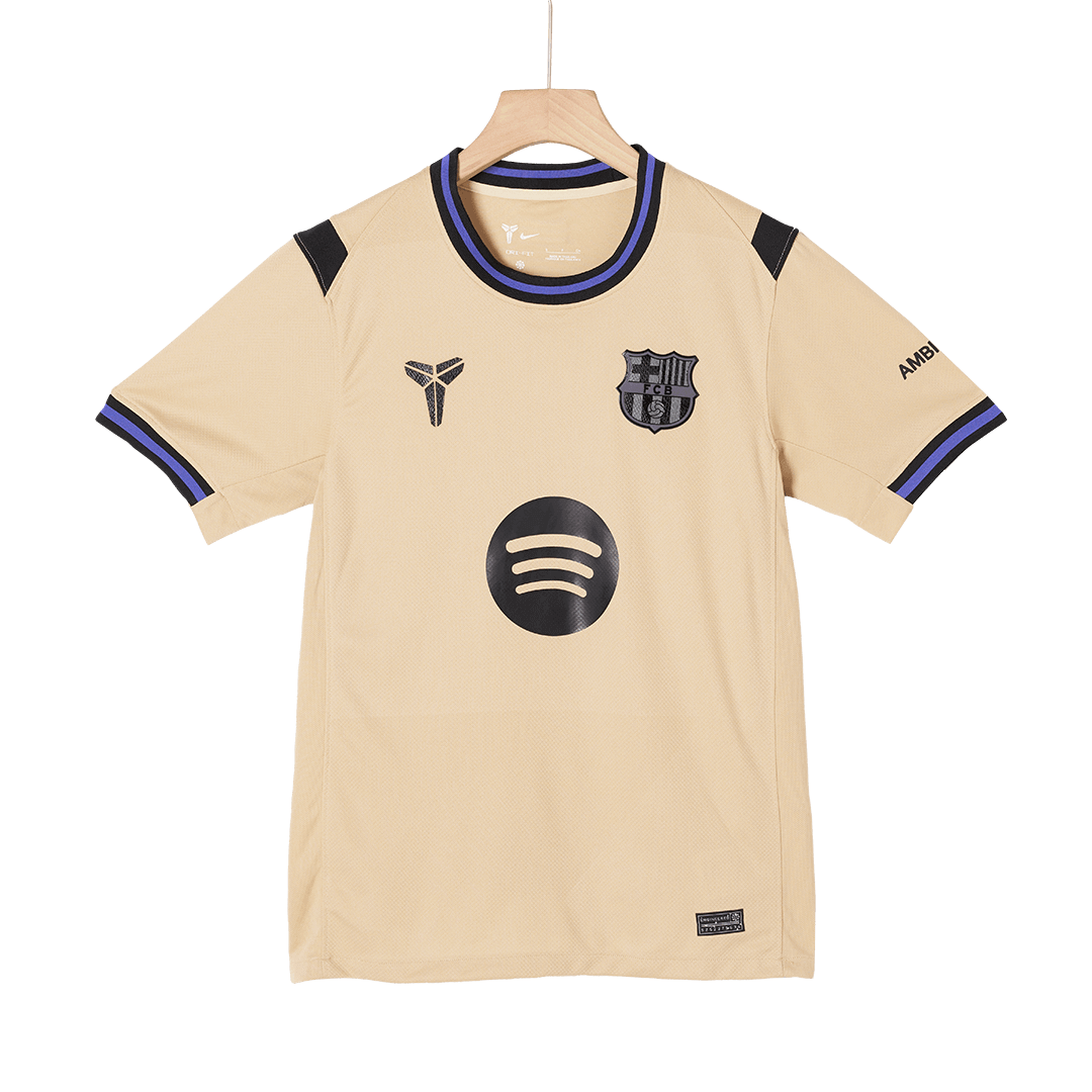 KOUNDE #23 Barcelone Extérieur Maillot 2025/26 Jaune - UCL