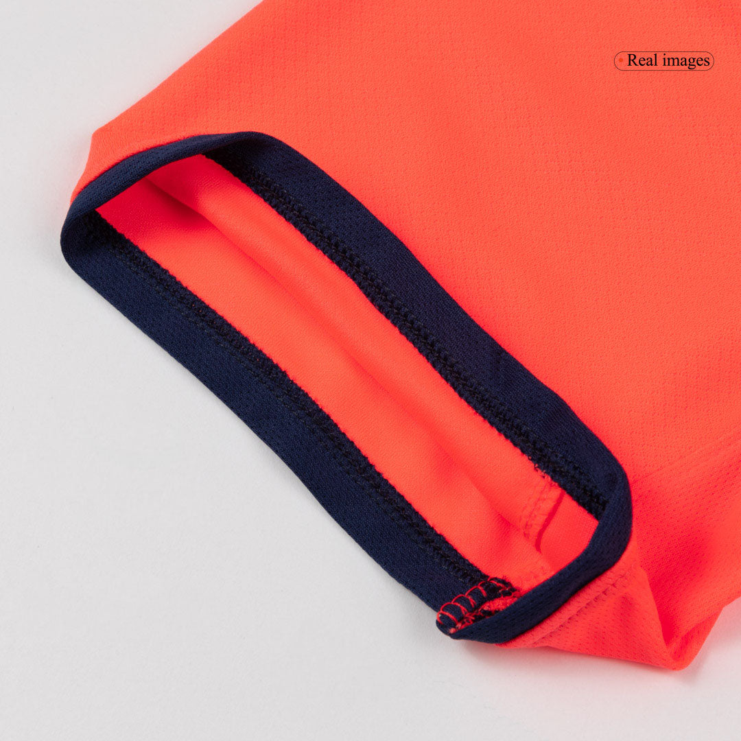 PEDRI #8 Barcelone Third Maillot 2025/26 Orange - UCL
