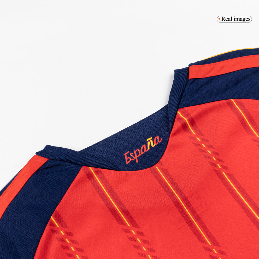 PEDRI #20 Espagne Domicile Maillot 2 Stars - Champion Edition - Coupe du Monde 2026 Rouge