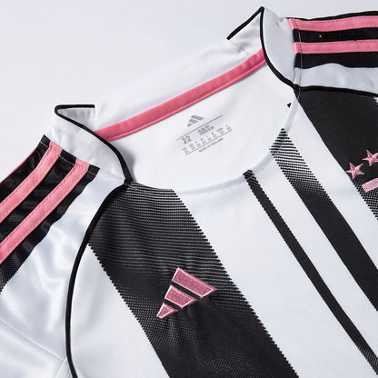 Juventus Domicile Maillot Kit 2025/26 Enfant Black&White