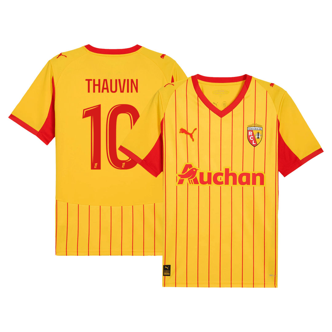 THAUVIN #10 RC Lens Thuisshirt 2025/26 Rood&Geel