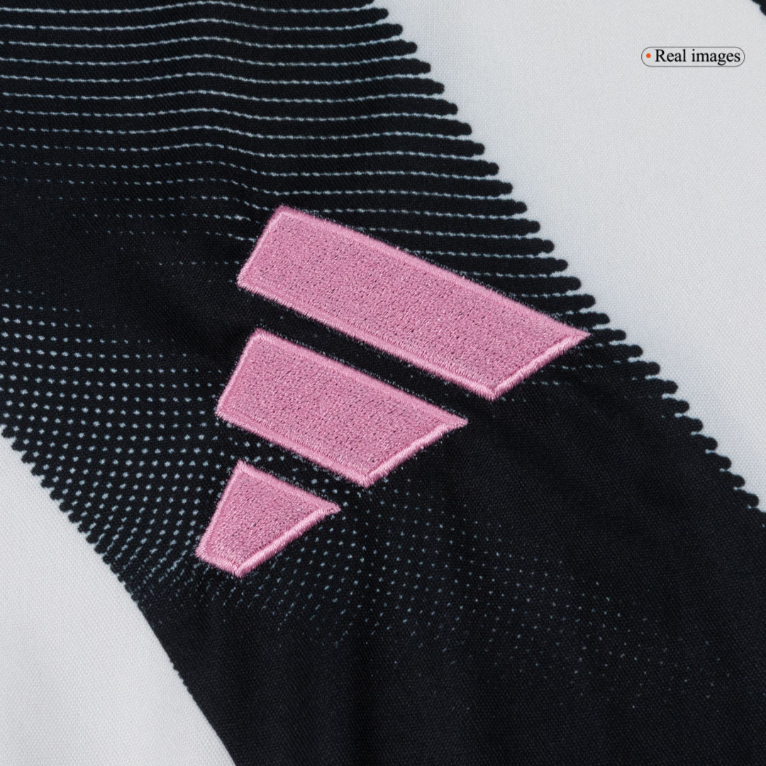 Juventus Thuisshirt Lange Mouwen 2025/26 Zwart&Wit Grote Maat