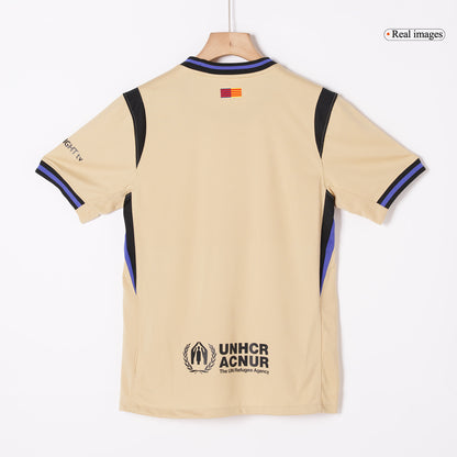 F.DE JONG #21 Barcelone Extérieur Maillot 2025/26 Jaune - UCL