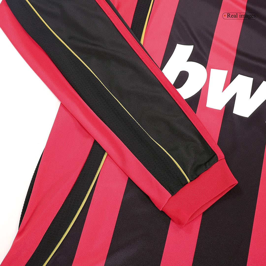 Retro KAKA' #22 Milan AC Domicile Maillot Manches Longues 2006/07