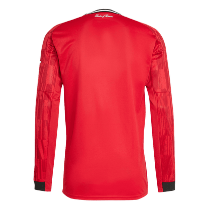 Manchester United Thuis Shirt Lange Mouwen 2025/26