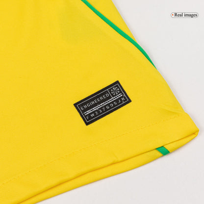 MARQUINHOS #4 Brésil Domicile Maillot - Coupe du Monde 2026 Jaune