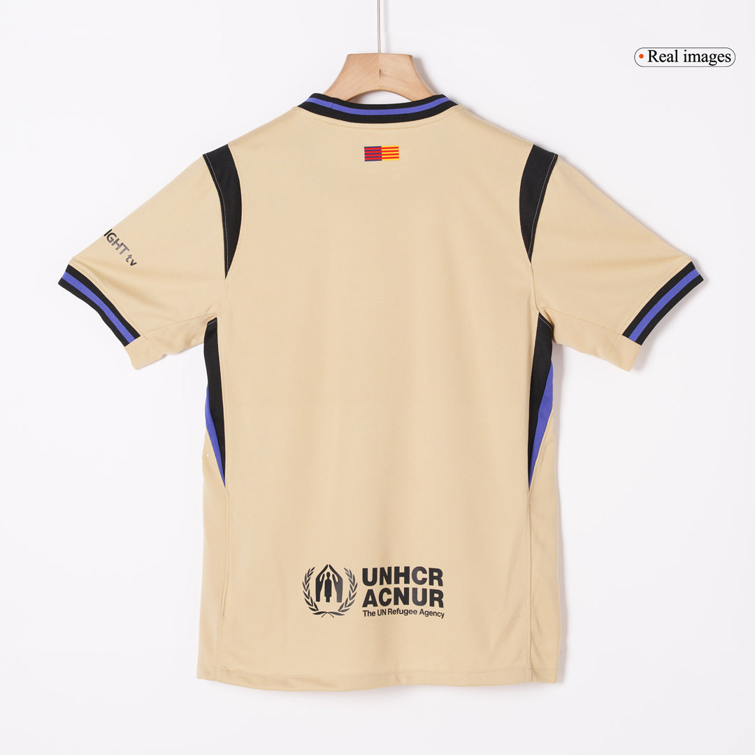 Barcelone Extérieur Maillot Kit 2025/26 Jaune&Noir